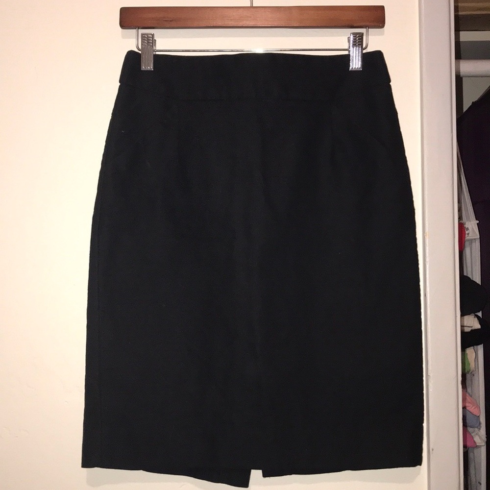 J. Crew pencil skirt in double-serge cotton